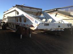 2002 Flowboy Belly Dump Trailer , Length: 40 , Dual Tandem Axle , 5th Wheel