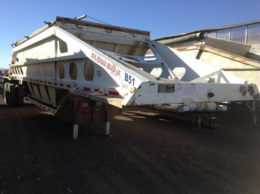 2002 Flowboy Belly Dump Trailer , Length: 40 , Dual Tandem Axle , 5th Wheel