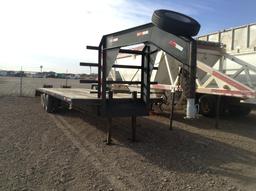 2004 Texas Bragg Flatbed Trailer , Length: 36' , Dual Tandem Axle , Goosene