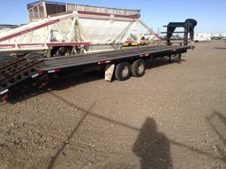 2004 Texas Bragg Flatbed Trailer , Length: 36' , Dual Tandem Axle , Goosene