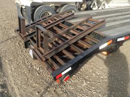 2004 Texas Bragg Flatbed Trailer , Length: 36' , Dual Tandem Axle , Goosene