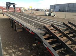 2004 Texas Bragg Flatbed Trailer , Length: 36' , Dual Tandem Axle , Goosene