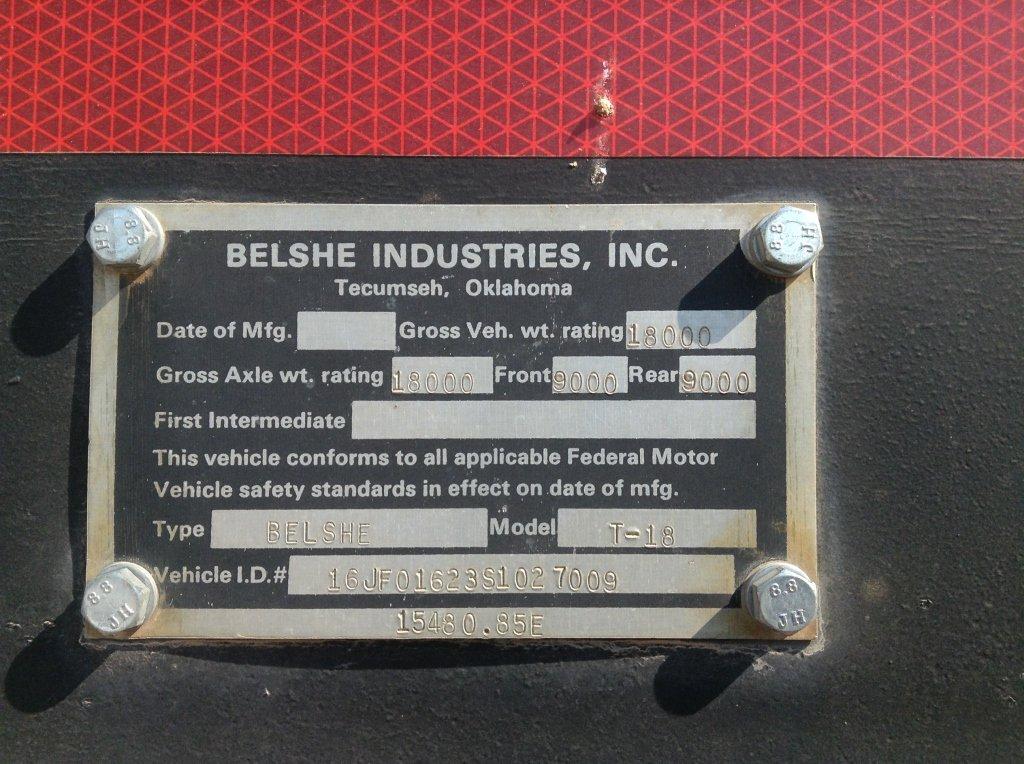1995 Belshe 18K Trailer