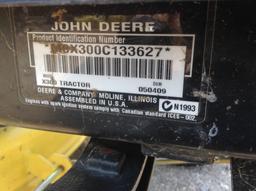 John Deere X300 Riding Mower