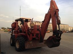 8020 Turbo Ditch Witch Combo Trench plow Backhoe
