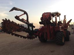 8020 Turbo Ditch Witch Combo Trench plow Backhoe