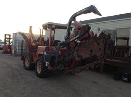 8020 Turbo Ditch Witch Combo Trench plow Backhoe