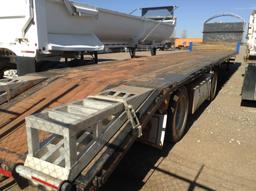 1995 Talbert Step Deck Flatbed Trailer