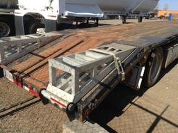 1995 Talbert Step Deck Flatbed Trailer