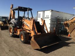 Case 580 M Series 2 Loader/Backhoe Has Hours on 2 Meters 1 Meter Reads 548hrs, and the Other Reads 2