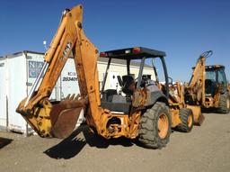 Case 580 M Series 2 Loader/Backhoe Has Hours on 2 Meters 1 Meter Reads 548hrs, and the Other Reads 2