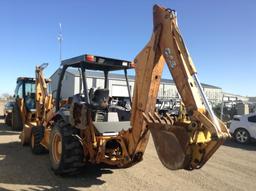 Case 580 M Series 2 Loader/Backhoe Has Hours on 2 Meters 1 Meter Reads 548hrs, and the Other Reads 2