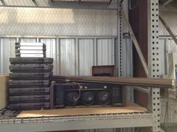Projection TV w/Screen, (11) Electronic Boxes