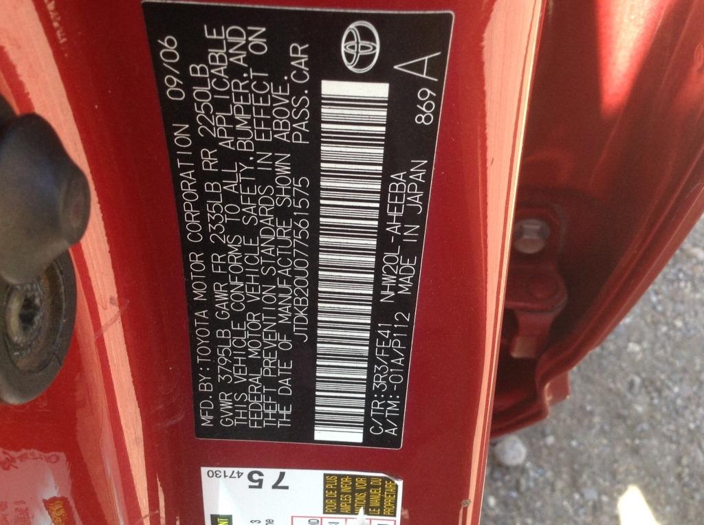 2007 Toyota Prius Hatchback Car