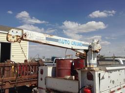 1997 Ford F-350 Ext. Cab Flatbed Crane Truck