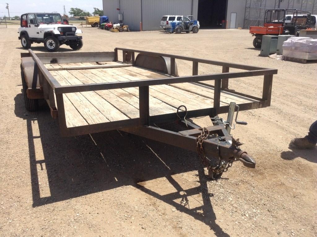 Shopmade Flatbed Utility Trailer