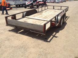 Shopmade Flatbed Utility Trailer