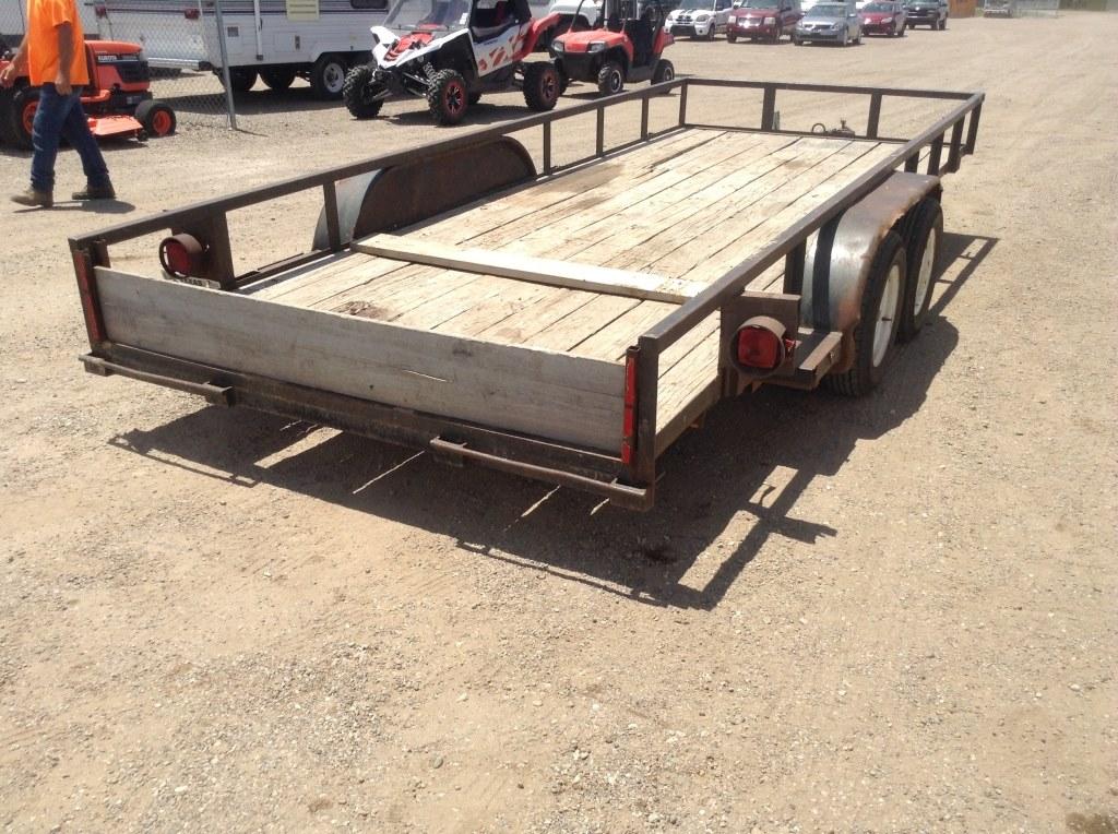 Shopmade Flatbed Utility Trailer