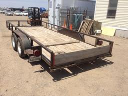 Shopmade Flatbed Utility Trailer