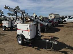 Magnum MLT3060K Light Tower Mounted on Single Axle Bumper Pull Trailer, V.I.N. 5AJLS1618BB006875 Eng