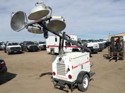 Magnum MLT3060K Light Tower Mounted on Single Axle Bumper Pull Trailer, V.I.N. 5AJLS1618BB006875 Eng