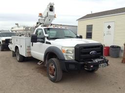 2011 Ford F450 Single Cab Service Bucket Truck 4x4 V8 , Fuel Type: G , Transmission: Automatic , Col