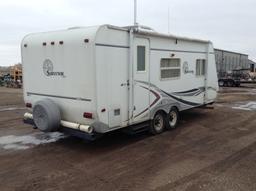 2007 Forest River Surveyor Camper Length: 20' , Tandem , 2 5/16'' Bumper Pull , Color White , VIN: 4