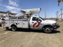 2012 Dodge Ram 5500 Arial Bucket Service Truck Chassis w/Versalift , ODO Re