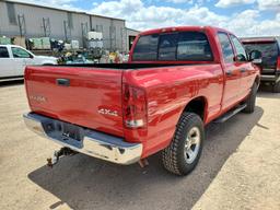 2002 Dodge Ram Pickup 4 Door Cab; Extended; Qua Pi 4WD V8, 5.9L , Fuel Type