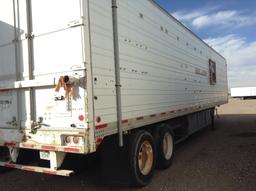 1983 Utility Office Trailer , Length: 53' , Dual Tandem Axle , Inverted 5th