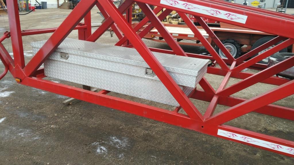 1991 Shopmade AC Car Hauler , Length: 32' , Tandem , Gooseneck , Color: Red