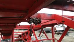 1991 Shopmade AC Car Hauler , Length: 32' , Tandem , Gooseneck , Color: Red
