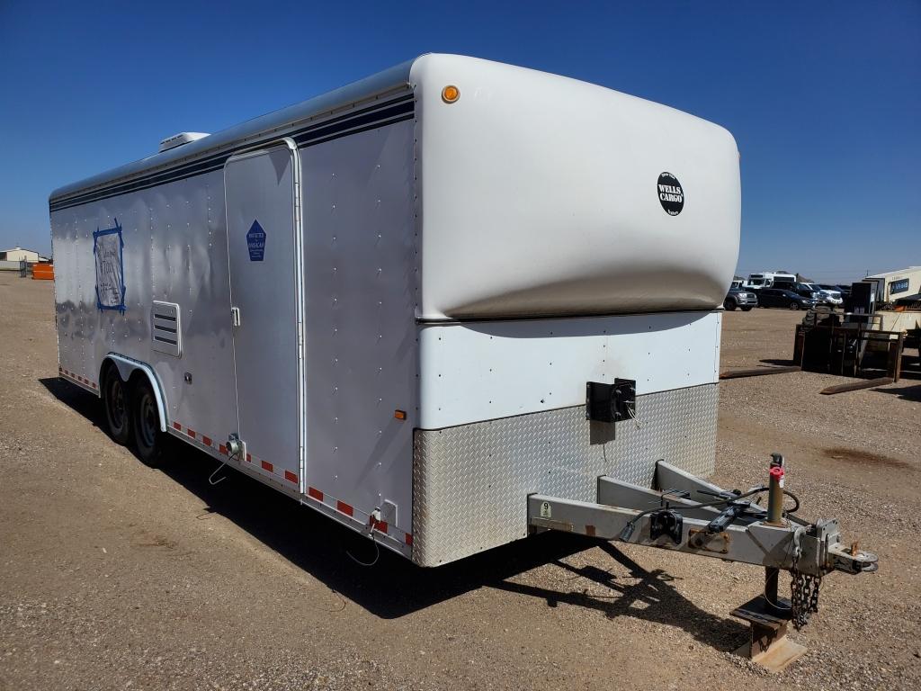 2004 Wells Cargo Mobile Office Trailer , Length: 18' , Tandem , Bumper Hitc
