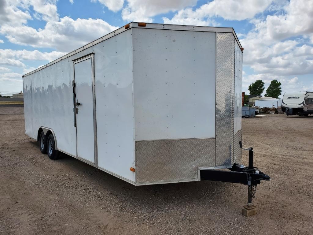 2014 Covered Wagon Enclosed Trailer , Length: 24' , Tandem , Bumper Hitch ,