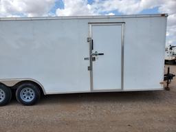 2014 Covered Wagon Enclosed Trailer , Length: 24' , Tandem , Bumper Hitch ,