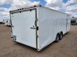 2014 Covered Wagon Enclosed Trailer , Length: 24' , Tandem , Bumper Hitch ,