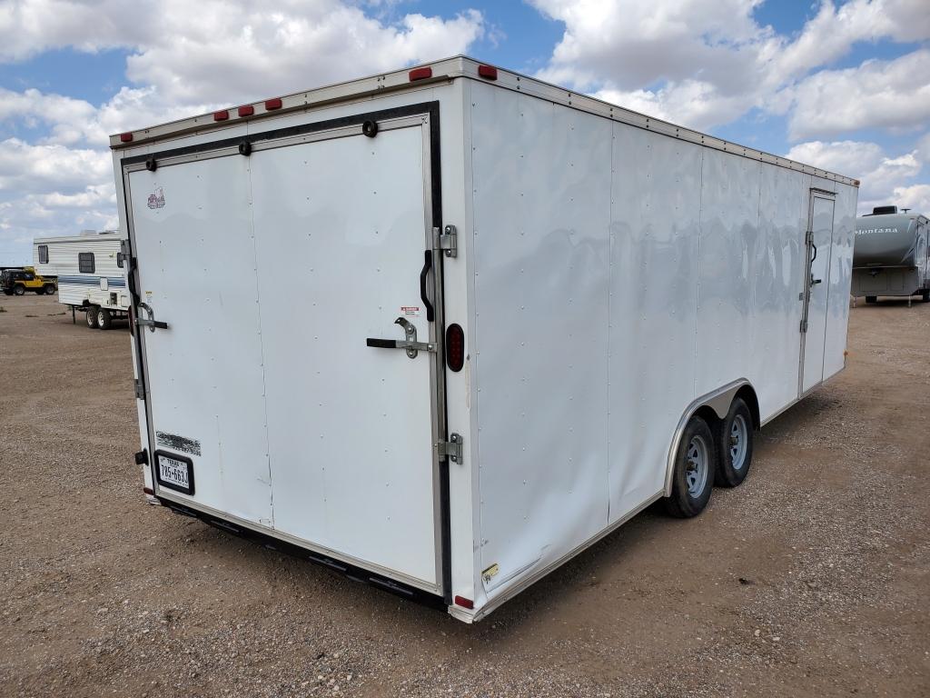 2014 Covered Wagon Enclosed Trailer , Length: 24' , Tandem , Bumper Hitch ,