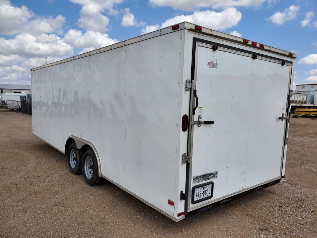 2014 Covered Wagon Enclosed Trailer , Length: 24' , Tandem , Bumper Hitch ,