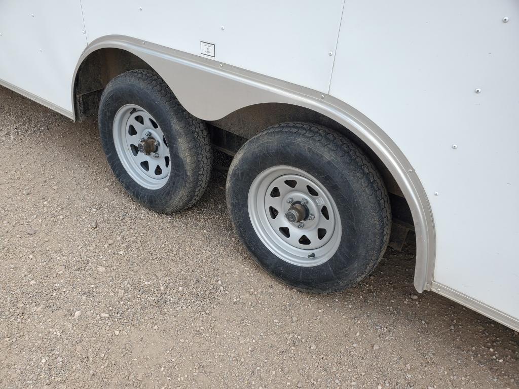 2014 Covered Wagon Enclosed Trailer , Length: 24' , Tandem , Bumper Hitch ,