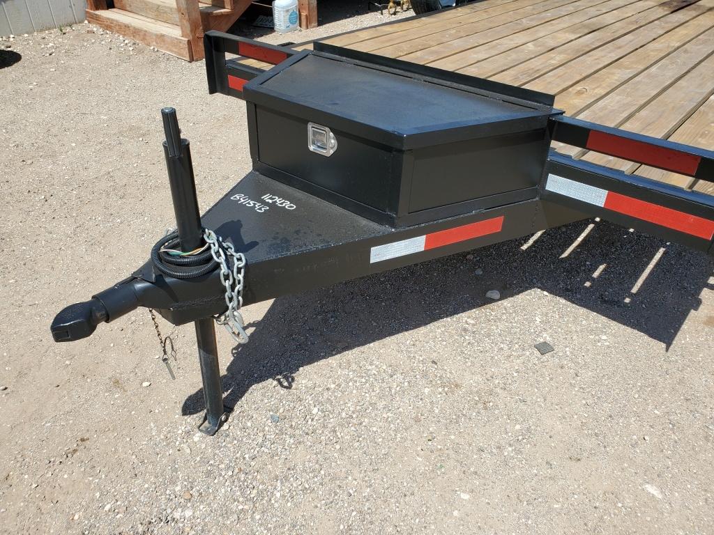 2019 Shopmade Car Hauler , Length: 18' , Tandem , Bumper Hitch , Color: Bla