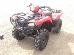 2015 Honda Trx500fm1f Fourtrax Foreman Atv