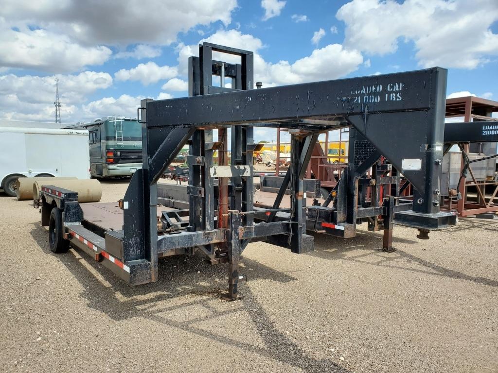 1993 Fork Stork Tilting Forklift Trailer