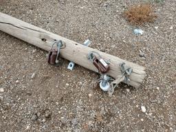 (2) Telephone Poles