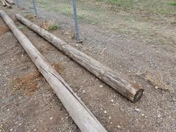 (2) Telephone Poles