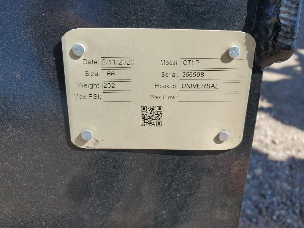 Tomahawk 66" Skid Steer Bucket