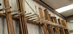 (127) Approximately Well Shaft In Wall Rack