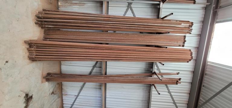 (127) Approximately Well Shaft In Wall Rack