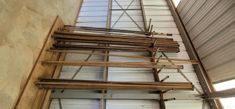 (127) Approximately Well Shaft In Wall Rack