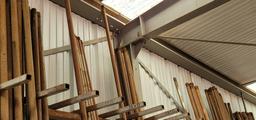 (127) Approximately Well Shaft In Wall Rack