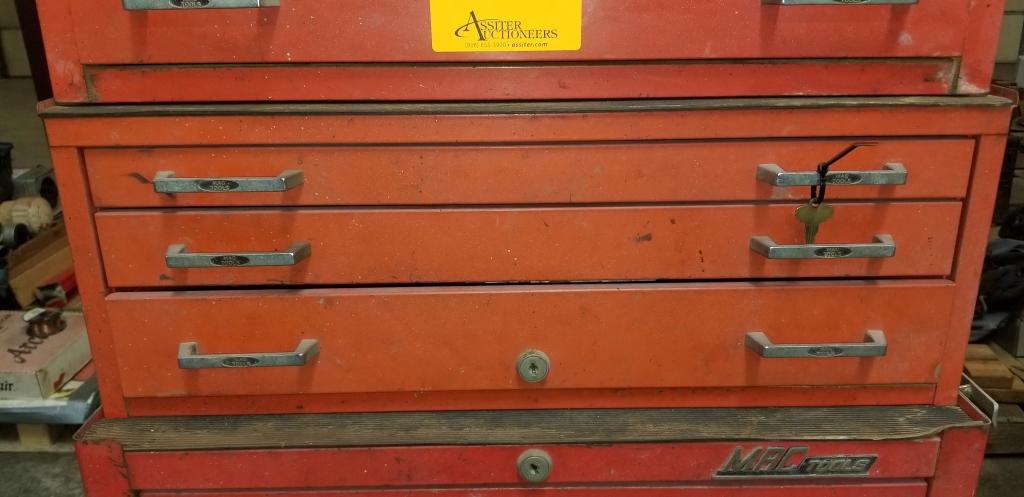 Mac Tool Cabinet W/contents Assorted Tools